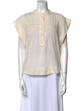 Étoile Isabel Marant Crew Neck Short Sleeve Blouse