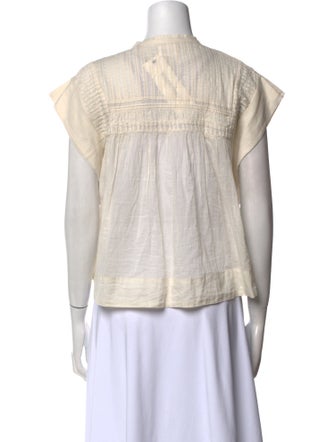 Étoile Isabel Marant Crew Neck Short Sleeve Blouse