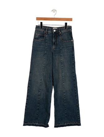 Isabel Marant High-Rise Wide Leg Jeans