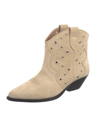Isabel Marant Suede Western Boots