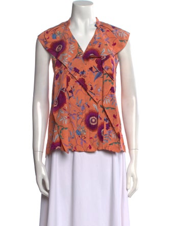 Isabel Marant Silk Floral Print Blouse
