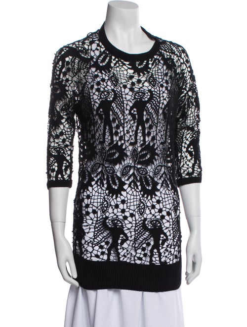 Isabel Marant Lace Pattern Crew Neck Tunic