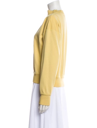 Isabel Marant Graphic Print Mock Neck Sweatshirt