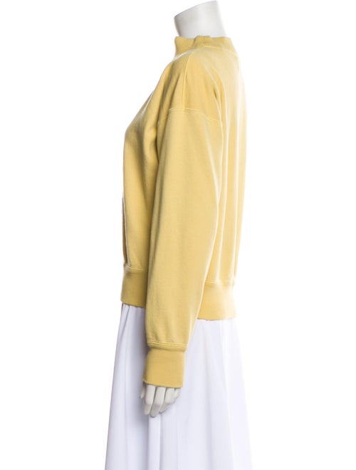 Isabel Marant Graphic Print Mock Neck Sweatshirt