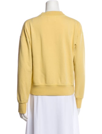 Isabel Marant Graphic Print Mock Neck Sweatshirt