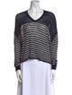 Isabel Marant Striped V-Neck T-Shirt