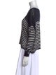 Isabel Marant Striped V-Neck T-Shirt