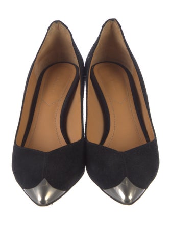 Isabel Marant Suede Bow Accents Pumps
