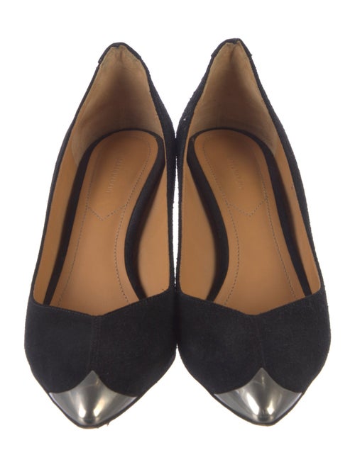 Isabel Marant Suede Bow Accents Pumps