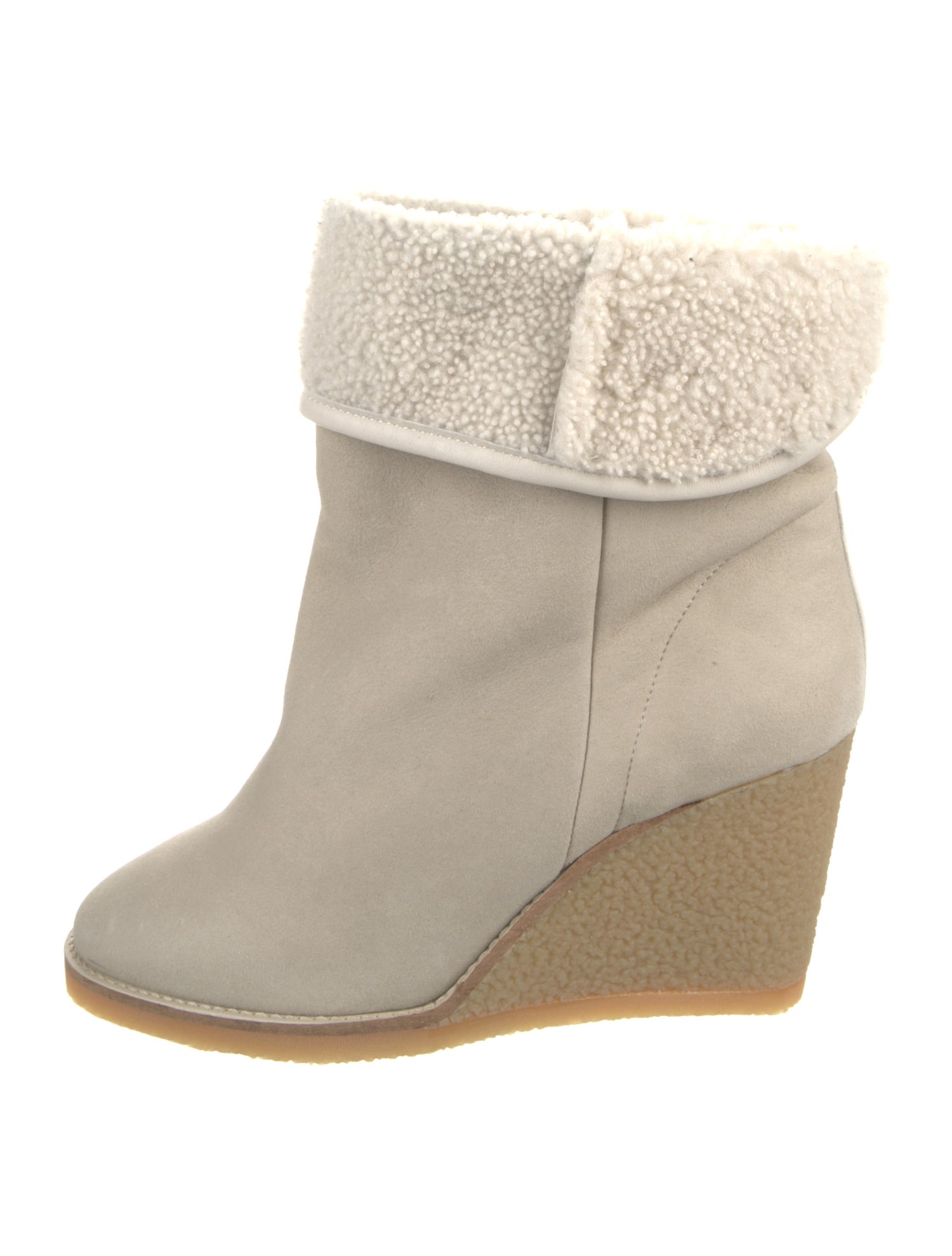 Isabel Marant Suede Fur Trim Boots w/ Tags