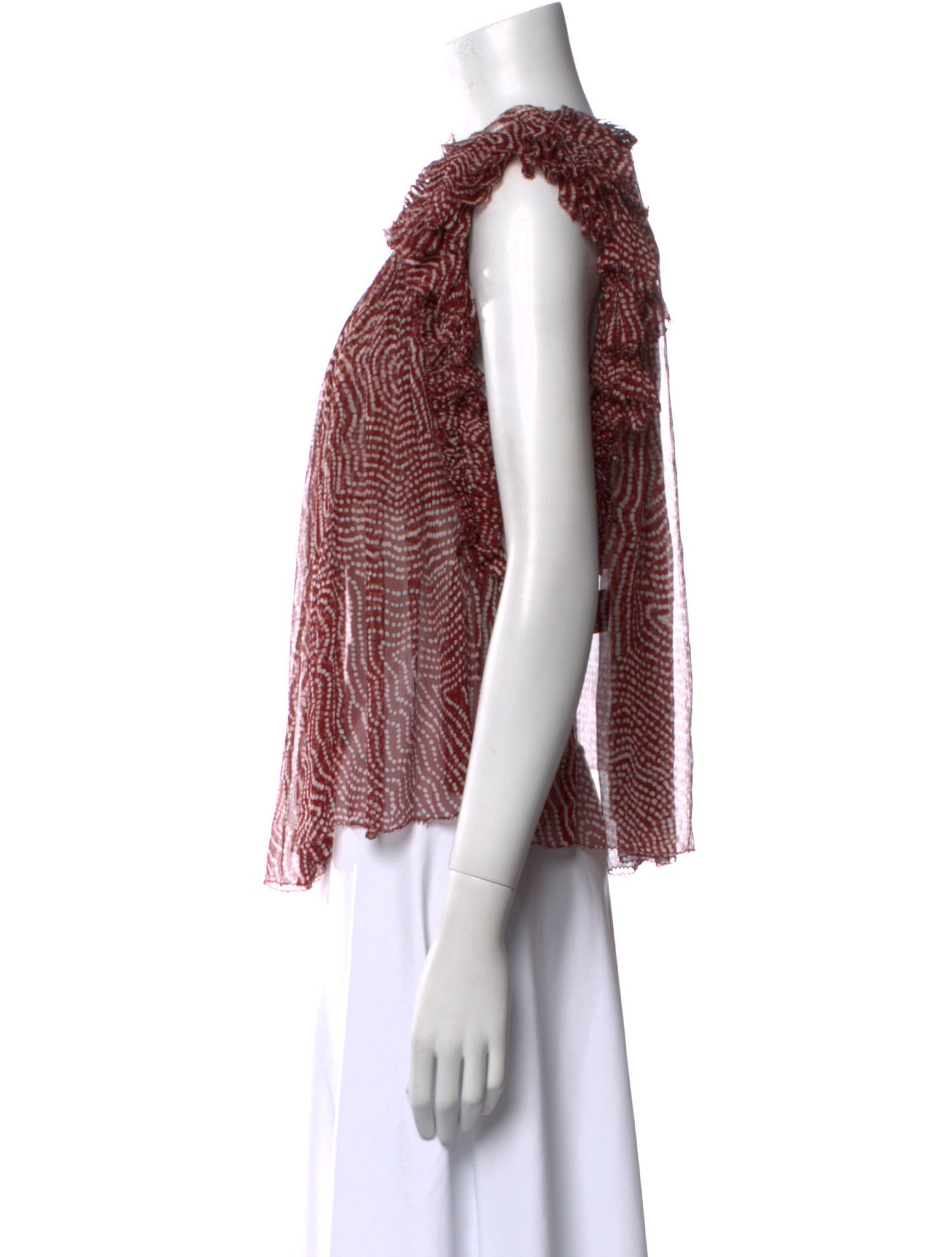 Isabel Marant Silk Printed Top