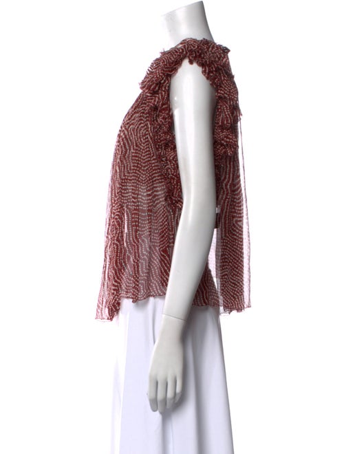 Isabel Marant Silk Printed Top