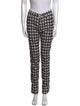 Étoile Isabel Marant Houndstooth Print Skinny Leg Pants