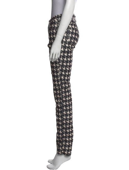 Étoile Isabel Marant Houndstooth Print Skinny Leg Pants