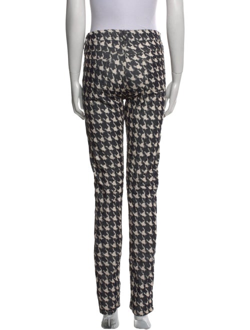Étoile Isabel Marant Houndstooth Print Skinny Leg Pants