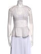 Isabel Marant Silk Lace Pattern Top