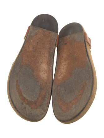 Isabel Marant Leather Studded Accents T-Strap Sandals