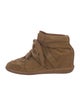 Isabel Marant Suede Wedge Sneakers