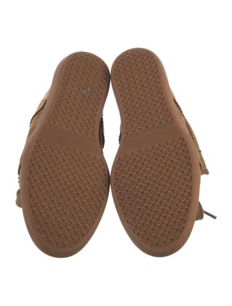 Isabel Marant Suede Wedge Sneakers