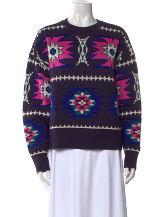 Isabel Marant Printed Crew Neck Sweater