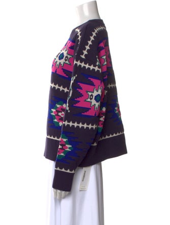 Isabel Marant Printed Crew Neck Sweater