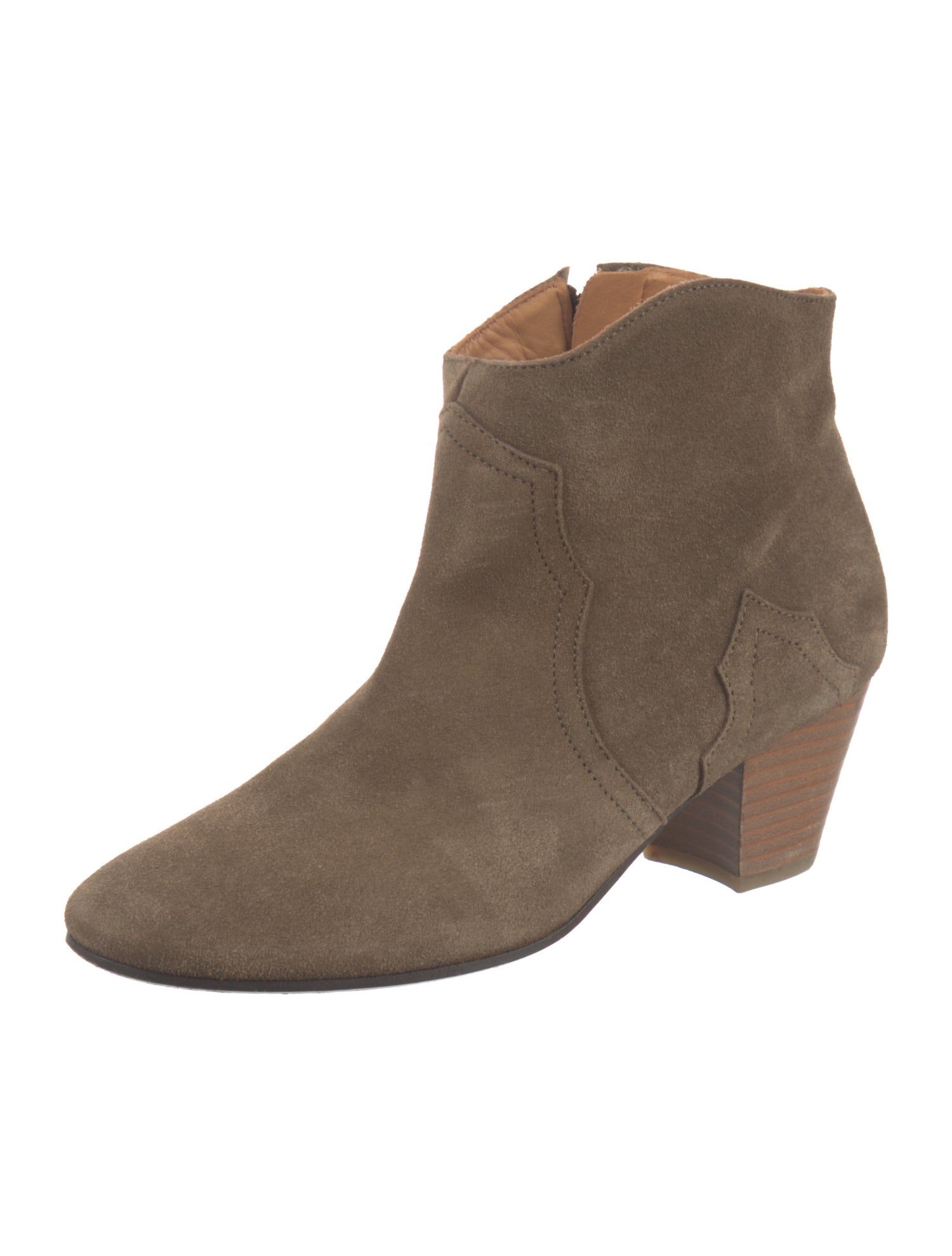 Isabel Marant Suede Western Boots