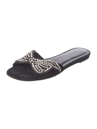 Isabel Marant Leather Patterned Slides
