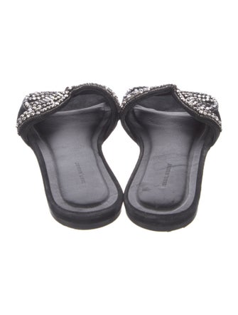 Isabel Marant Leather Patterned Slides