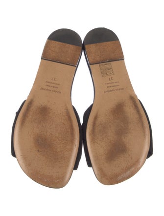 Isabel Marant Leather Patterned Slides