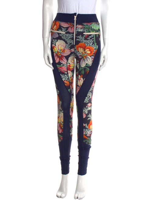 Isabel Marant Floral Print Skinny Leg Pants