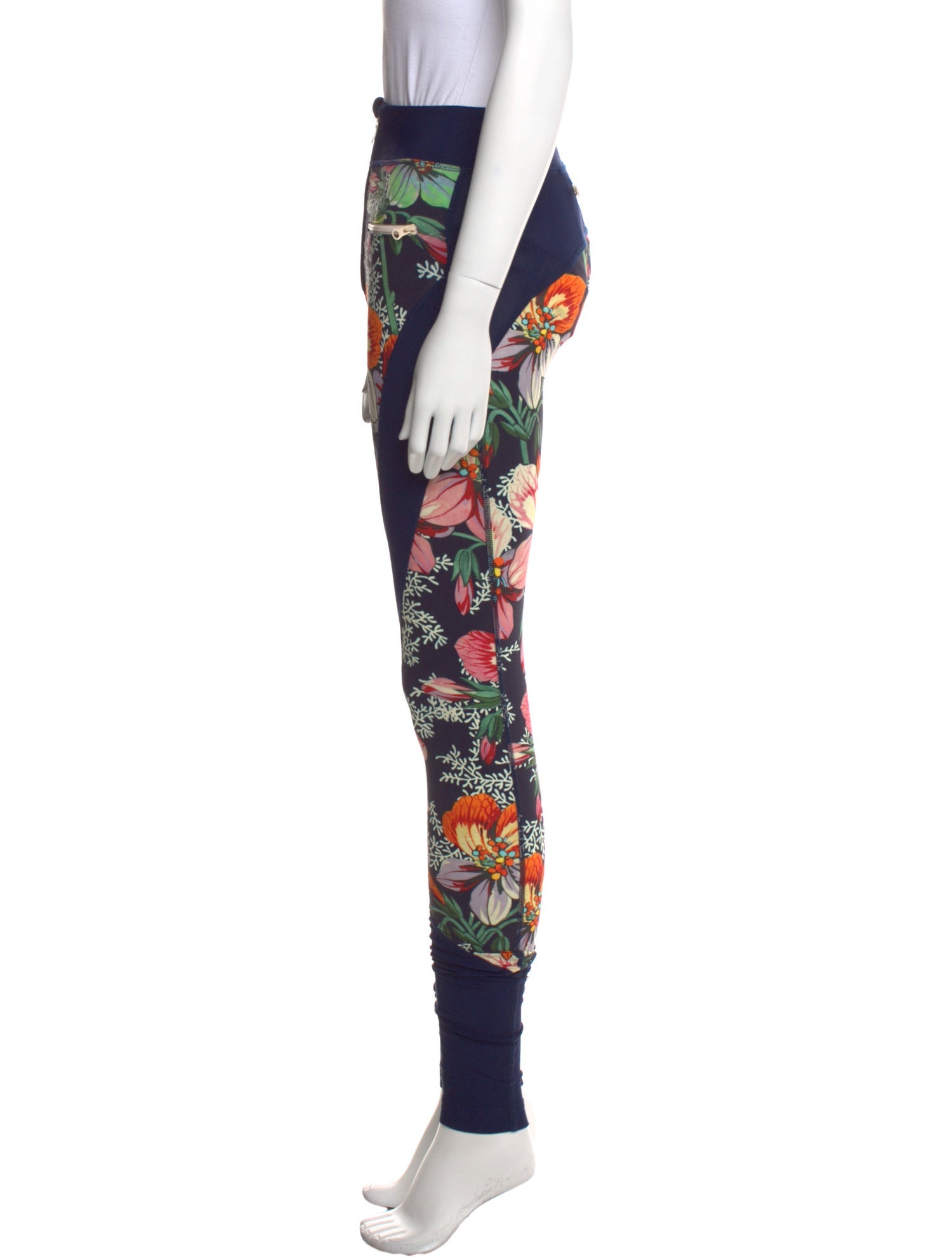 Isabel Marant Floral Print Skinny Leg Pants
