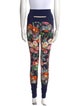 Isabel Marant Floral Print Skinny Leg Pants