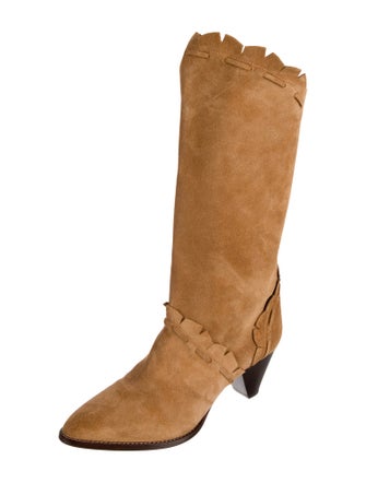 Isabel Marant Suede Western Boots