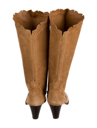 Isabel Marant Suede Western Boots