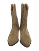 Isabel Marant Suede Patterned Western Boots