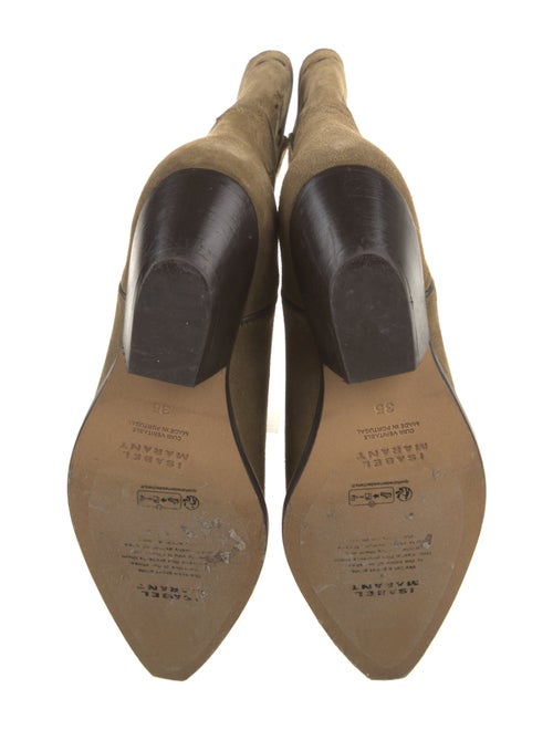 Isabel Marant Suede Patterned Western Boots