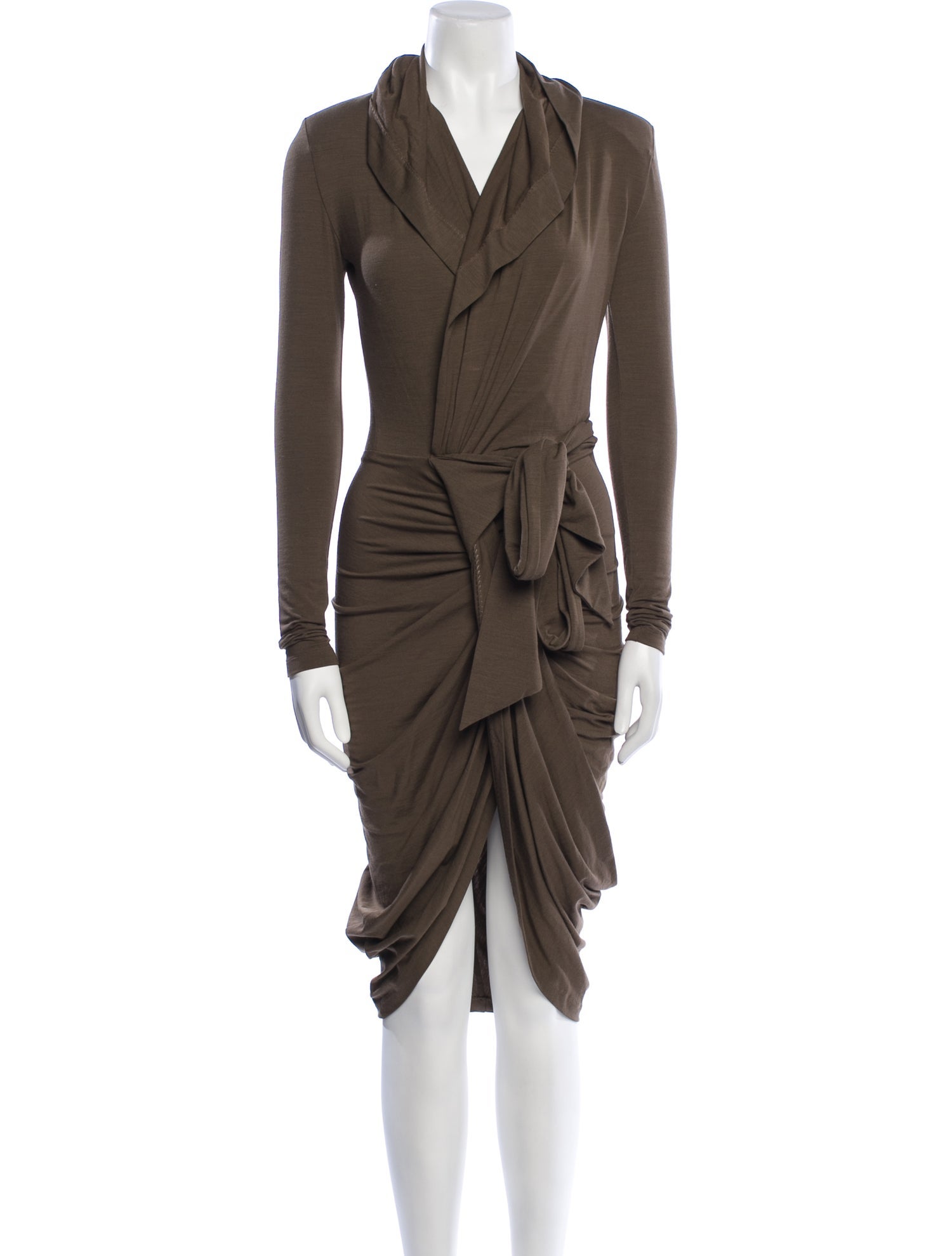 Isabel Marant Cowl Neck Midi Length Dress