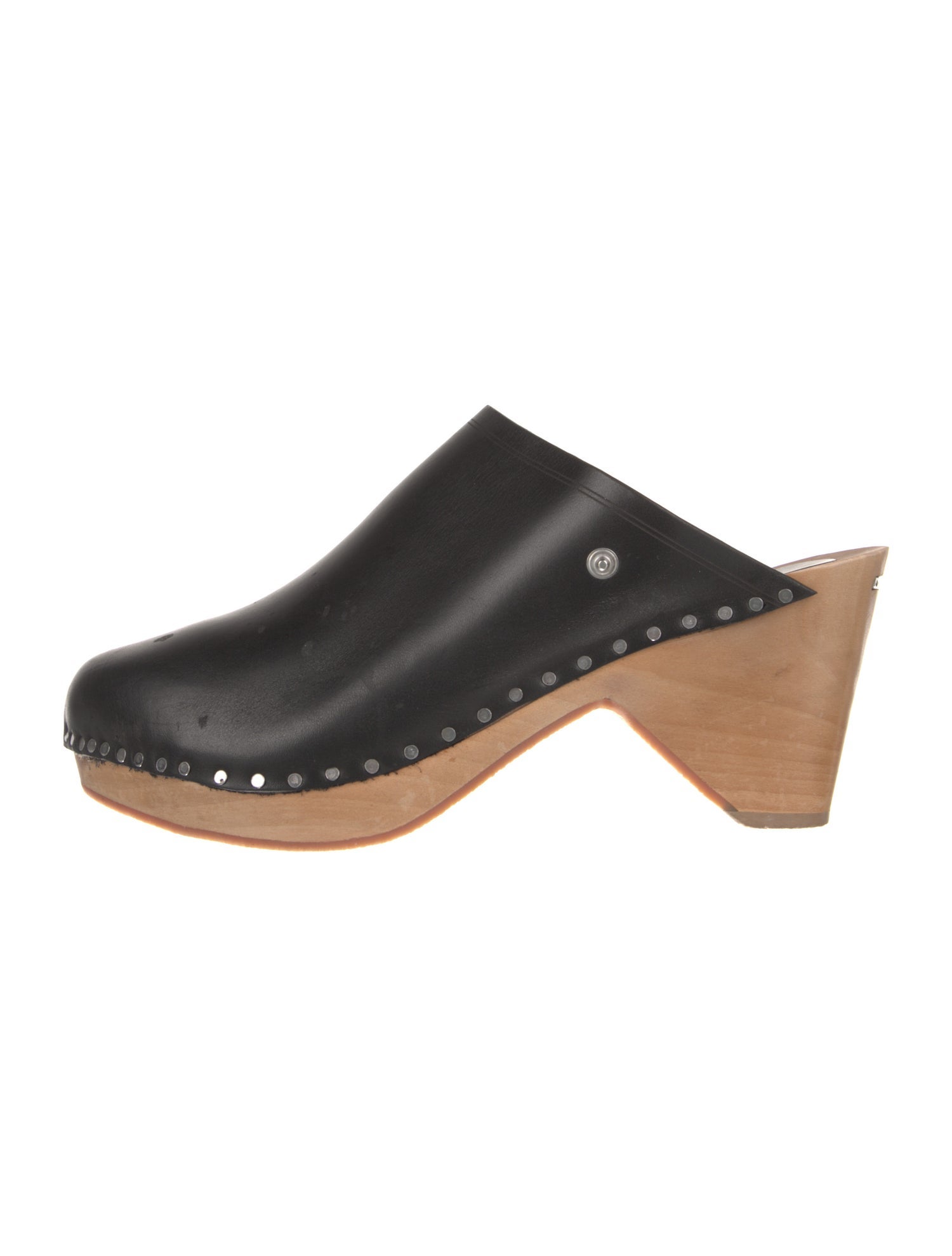 Isabel Marant Leather Studded Accents Mules