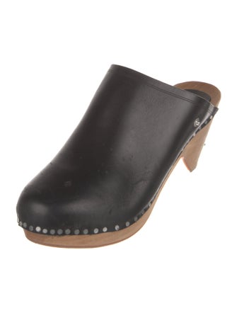 Isabel Marant Leather Studded Accents Mules