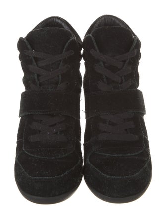 Isabel Marant Suede Wedge Sneakers