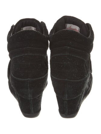 Isabel Marant Suede Wedge Sneakers