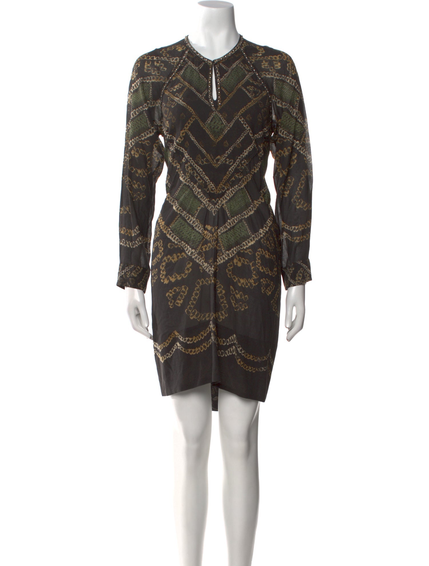 Isabel Marant Printed Knee-Length Dress