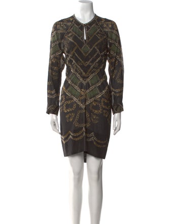 Isabel Marant Printed Knee-Length Dress