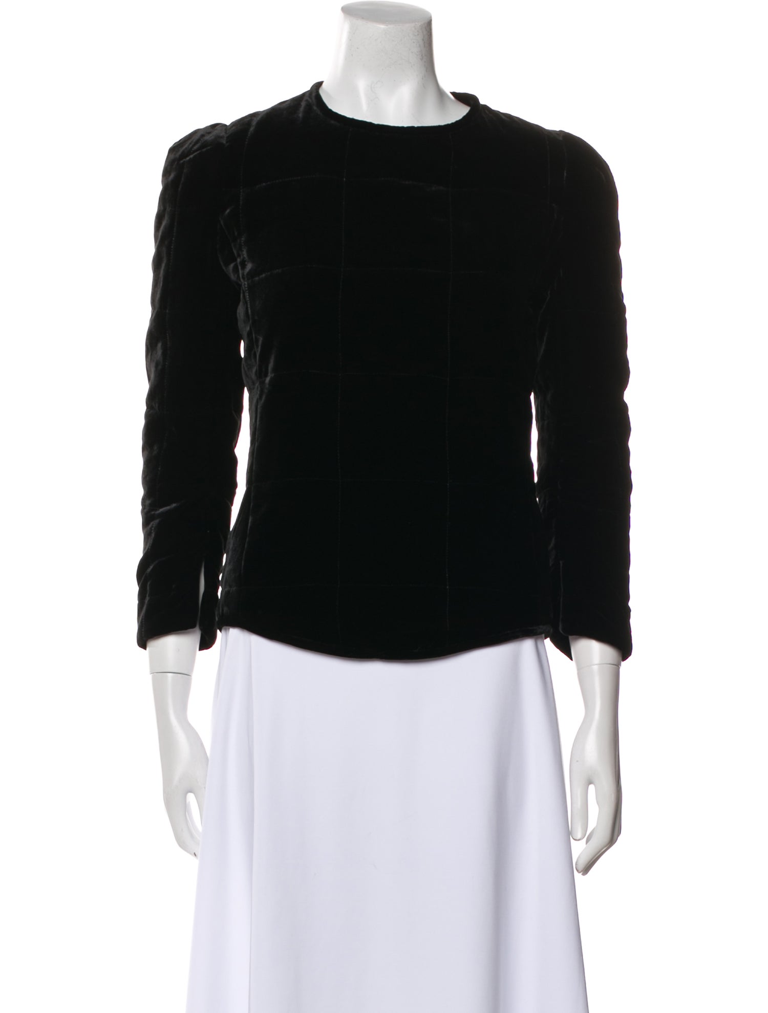 Isabel Marant Crew Neck Three-Quarter Sleeve Blouse