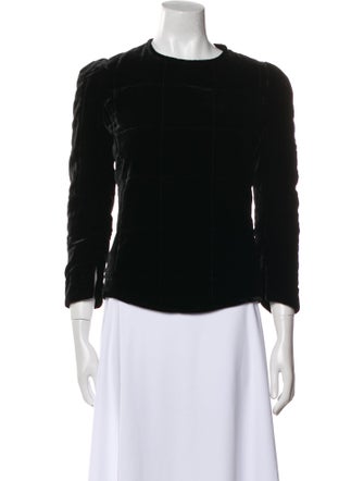 Isabel Marant Crew Neck Three-Quarter Sleeve Blouse