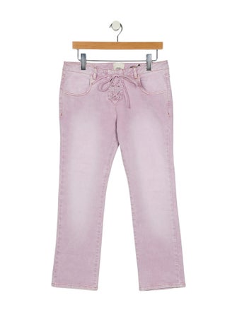 Isabel Marant Mid-Rise Straight Leg Jeans