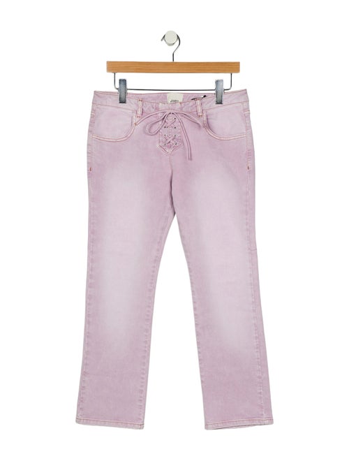 Isabel Marant Mid-Rise Straight Leg Jeans