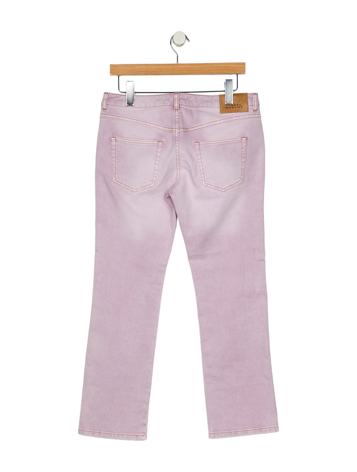 Isabel Marant Mid-Rise Straight Leg Jeans