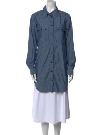 Isabel Marant Long Sleeve Button-Up Top