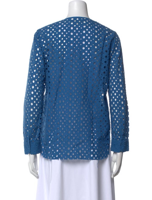 Isabel Marant Polka Dot Print Crew Neck Blouse